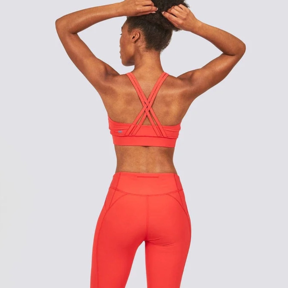JANJIGroundwork Pace Sports Bra - Cardinal